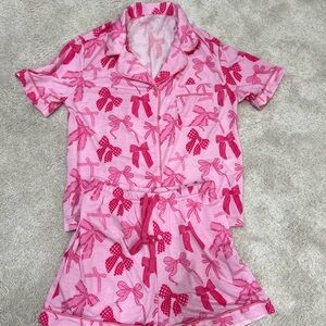 Pink Bow Pajamas